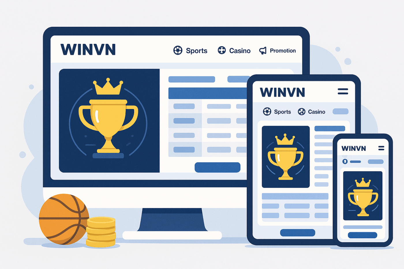 Giao diện chuẩn responsive Winvn