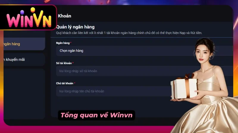 Giao diện trang chủ Winvn