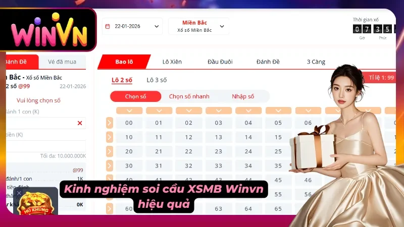 Kinh nghiệm soi cầu XSMB Winvn hôm nay hiệu quả
