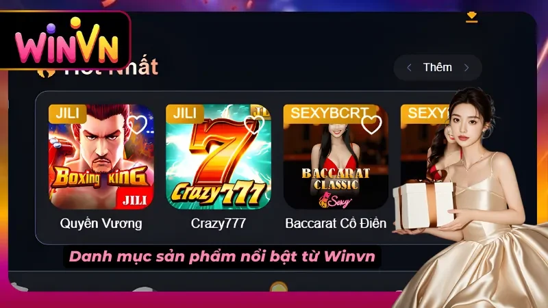 Các lựa chọn cá cược được yêu thích tại Winvn