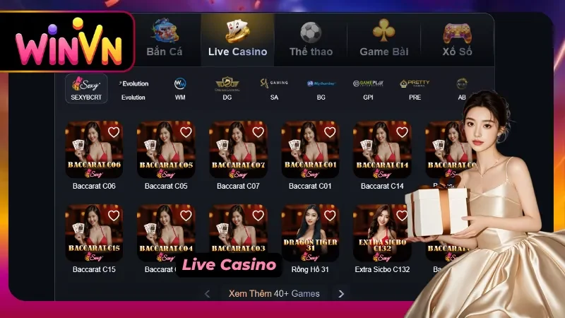 Sòng bạc trực tuyến với trải nghiệm chân thực từng giây