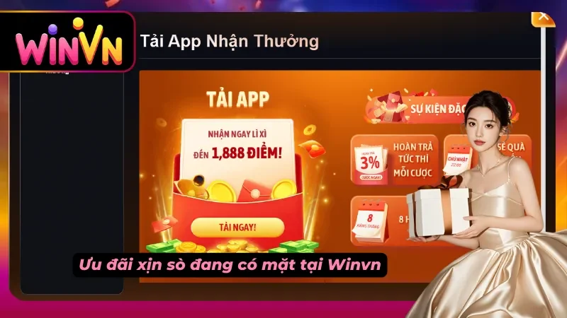 Khuyến mãi cực hấp dẫn được triển khai tại Winvn