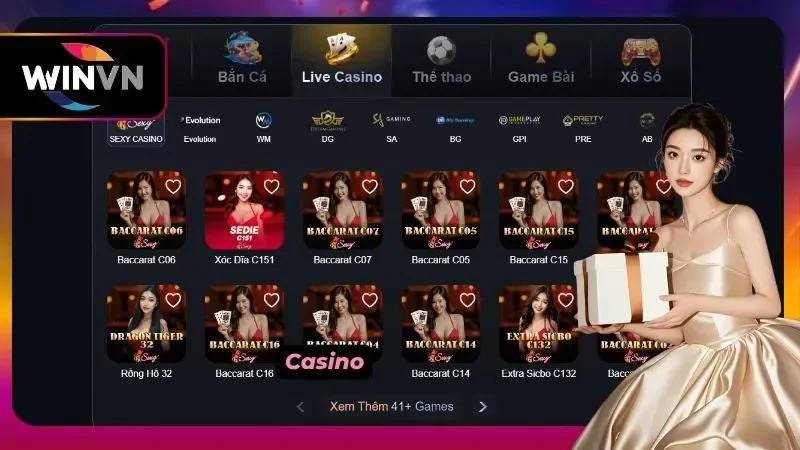 Không khí sảnh live mang lại trải nghiệm gần giống casino thực tế